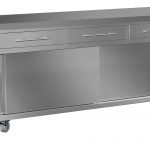 Stainless Steel Cabinets for Commercial Kitchens, 1800 x 610 x 900mm high.