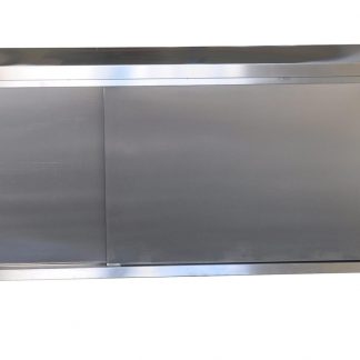 Stainless Commercial Kitchen Cabinet, 2490 x 610 x 900mm high.