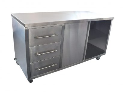 Coffee Cart – coffee machine ready, 1600 x 700 x 900mm.