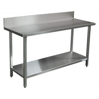 Premium Stainless Steel Benches with Splashback (1600 X 610)-0