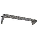 Stainless Steel Restaurant Pipe Wall Shelves, 1500 X 450mm deep-2526