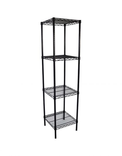 Epoxy Wire Shelving 4 Tier, 457 X 457 deep x 1800mm high-0