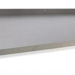 Deep Stainless Wall Mounted Shelf, 1800 X 450mm deep.