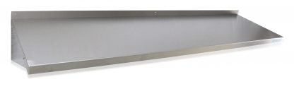 Deep Stainless Wall Mounted Shelf, 1800 X 450mm deep.