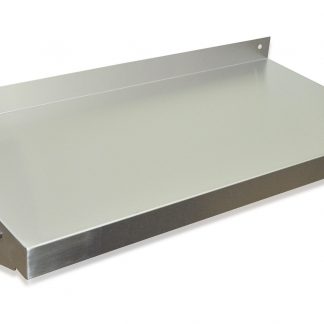 Stainless Commercial Kitchen Shelf, Wall Mounted, 600 X 300mm deep.