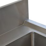 Stainless Steel Catering Sink - Right And Left Bench, 1500 x 700 x 900mm high.