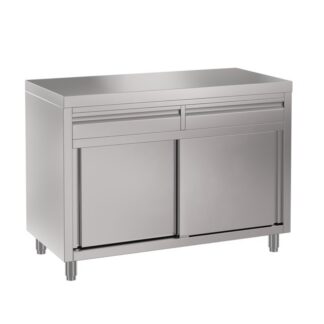 Stainless Steel Commercial Kitchen Cabinet, 1200 x 610 x 900mm high