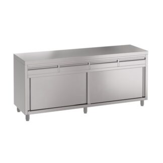 Stainless Steel Kitchen Cabinets, 2000 x 610 x 900mm high