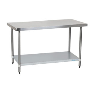Economy 430 Grade Stainless Steel Flat Bench 1600 x 700 x 900mm high