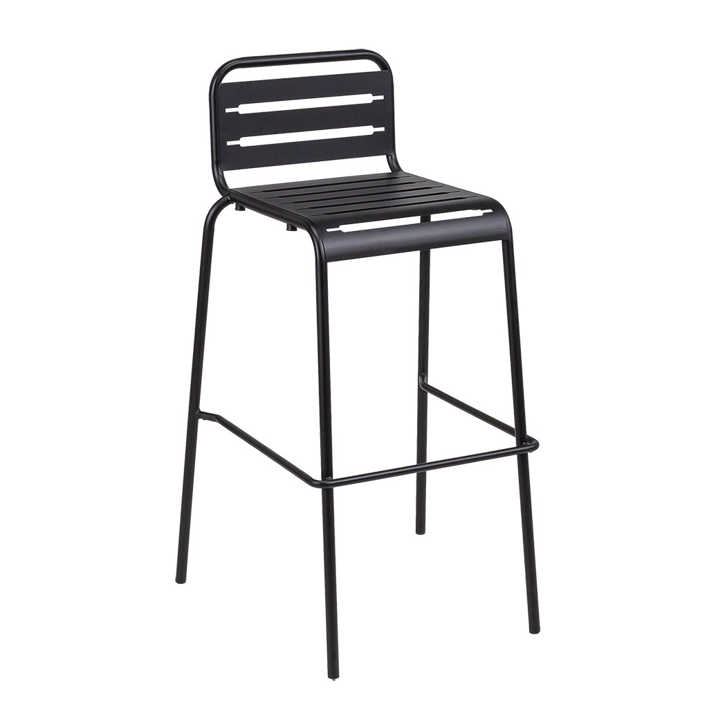 Louis Bar Stool with Backrest
