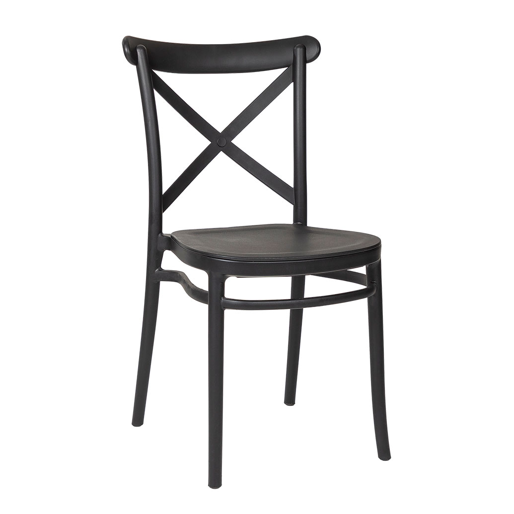 Polypropylene Provincial Crossback Chair (Extra Strong)