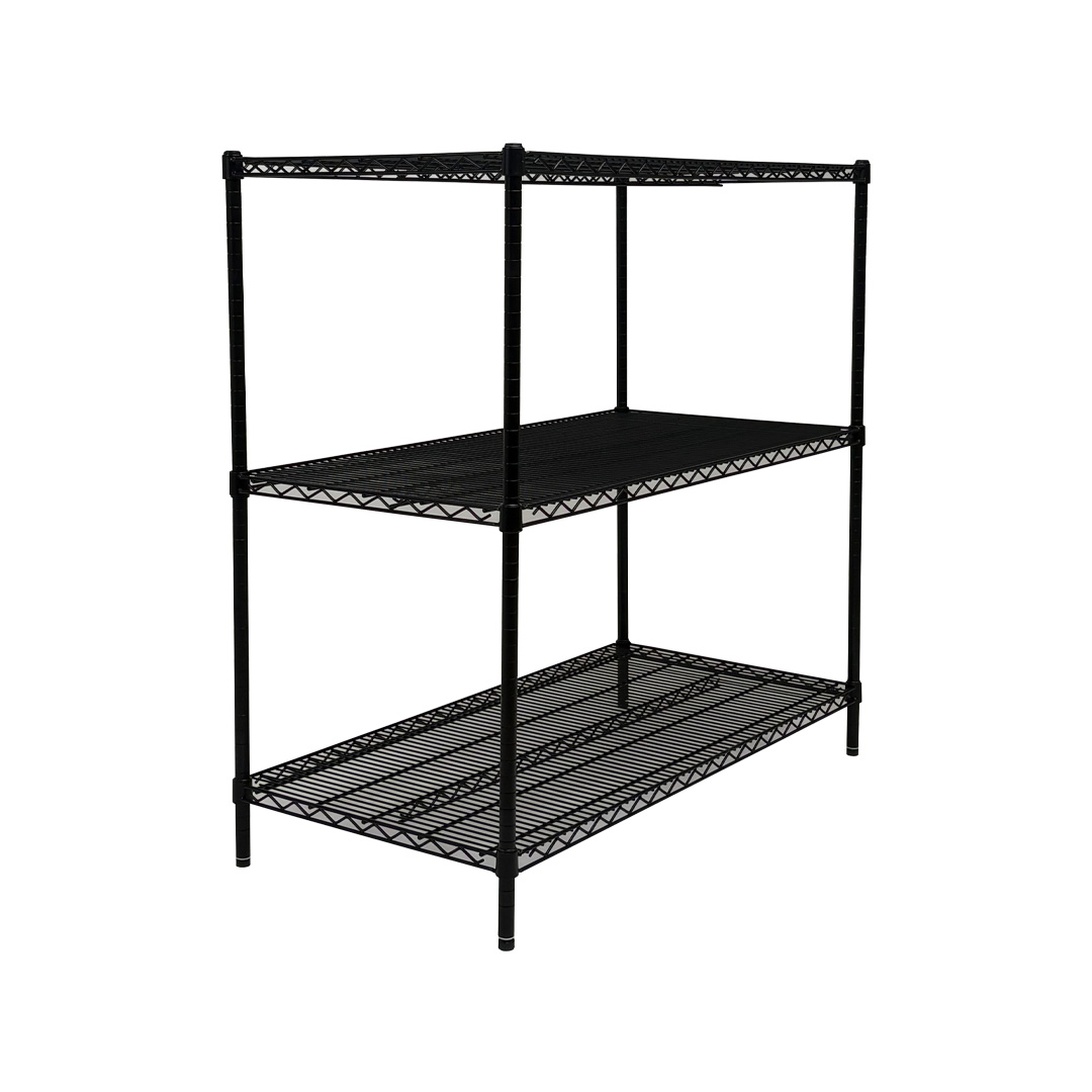 Epoxy Wire Shelving For Coolroom/Dry Store, 3 Tier, 762 X 610 deep x 900mm high