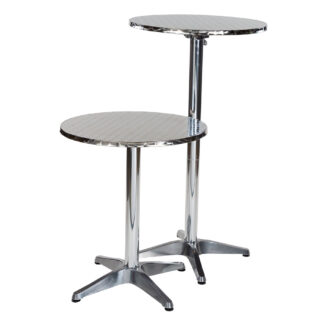 Miguel Folding Dining or Bar Height Table, 60cm, Round