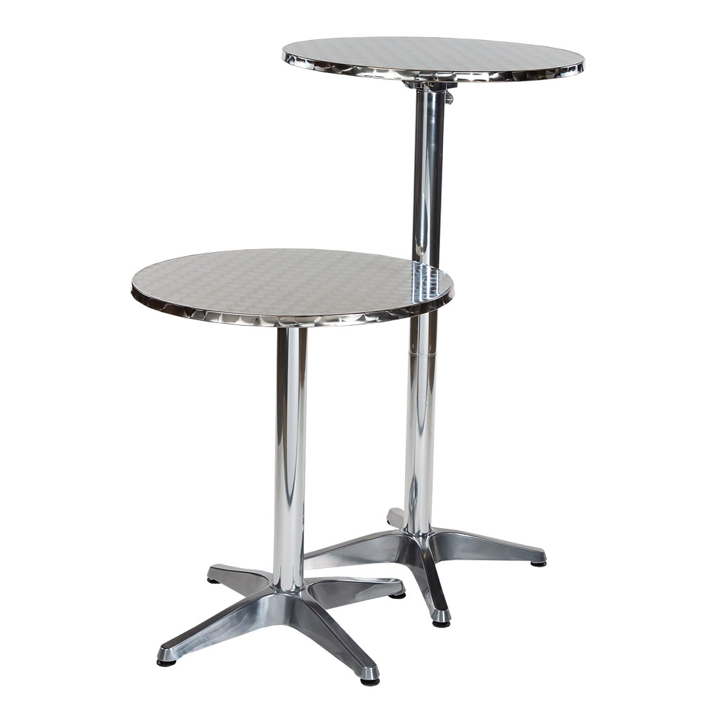 Miguel Folding Dining or Bar Height Table, 60cm, Round