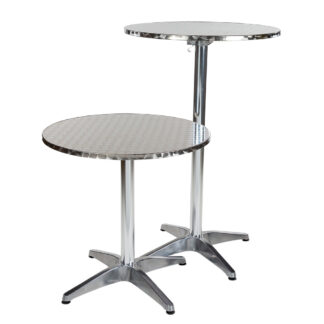 Miguel Folding Dining or Bar Height Table, 70cm, Round